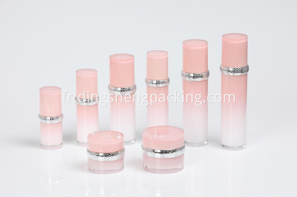 Factory Supply Straight Round Acrylic Bottles